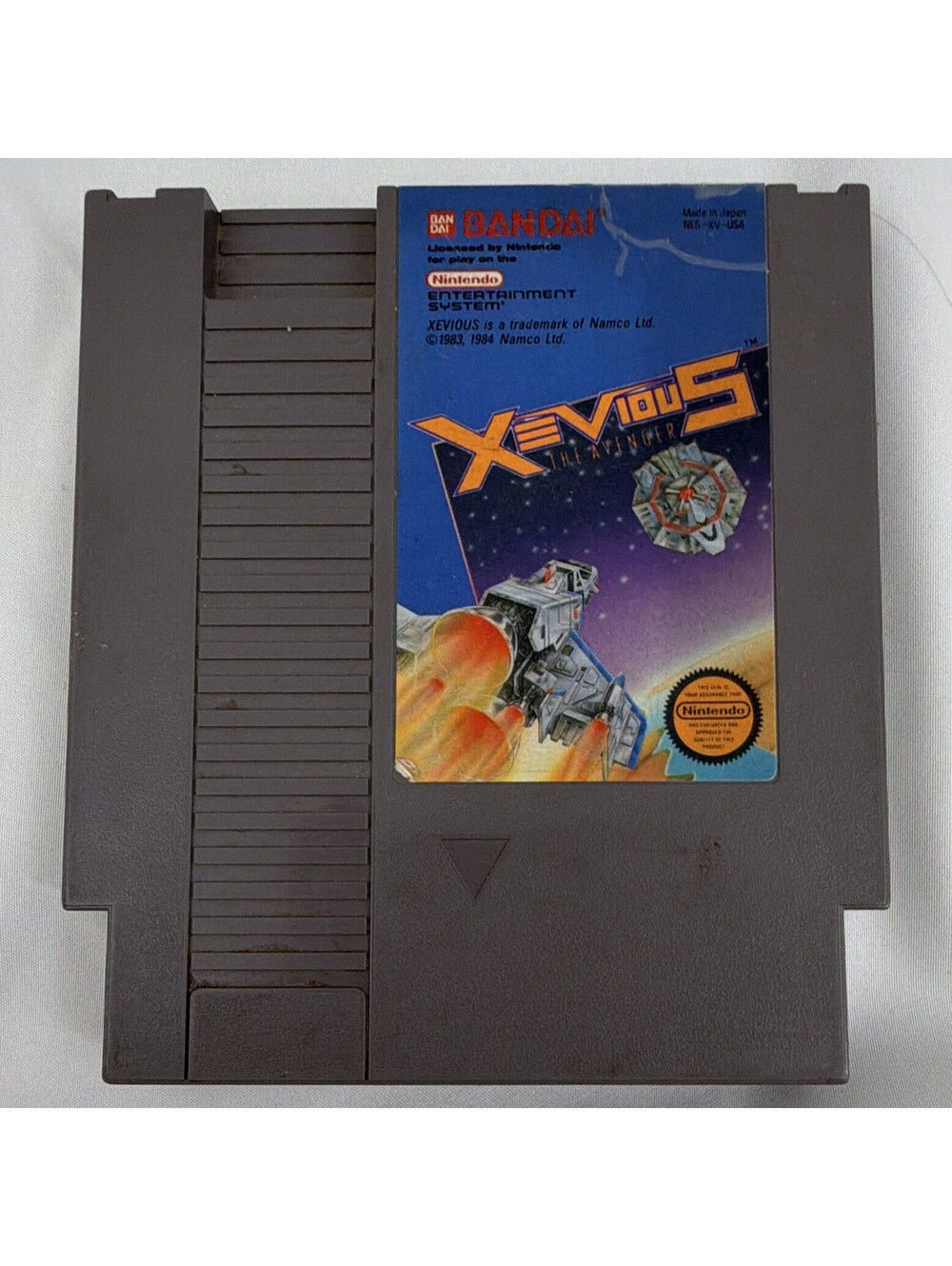 Bandai Xevious: The Avenger Nintendo NES Game Cartridge NTSC-U/C